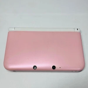 Nintendo 3DS LL XL Console Color Pink x white Used Japan Tested From Japan Used - Picture 1 of 6