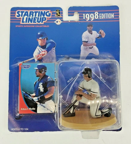 Starting Lineup 1998 MLB Albert Belle Figure and Card New Sealed Cover
