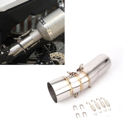 Slip On Exhaust Pipe Link Muffler Silencers For BMW F650GS F700GS F800GS F800GT Foto 1 de 4