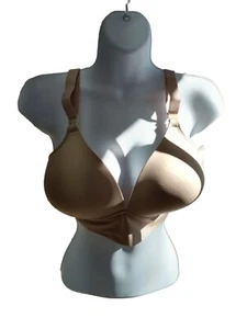NWT Warners Beige Wireless Bra, Women's Size 38D - Picture 1 of 10