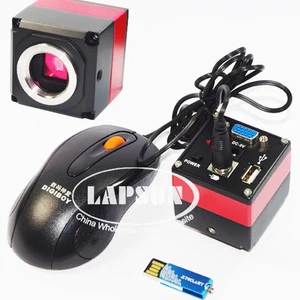 HD 2.0MP Microscope Camera C-mount VGA Output with Mouse Control+ 4GB USB Disc - Picture 1 of 1