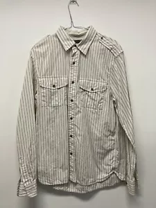 MENS RALPH LAUREN POLO JEANS COMPANY LS STRIPED SHIRT SIZE M - Picture 1 of 4