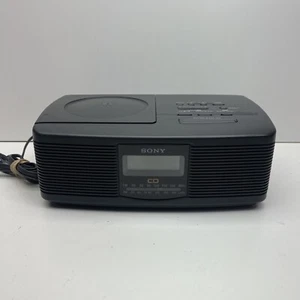 Sony ICF-CD810 Stereo CD Player Digital Dual Alarm Radio AM/FM Works Wonderfully - Picture 1 of 3