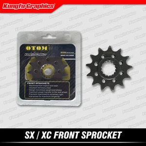 Front Steel Sprocket 13 Teeth for SX XC EXC XCW SX-F SXF XC-W XCW Chain 520 - Foto 1 di 2