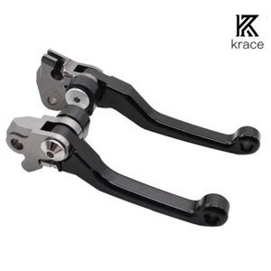 Krace Dirt Bike Brake Clutch Levers For Honda CRF450R 2007 2008 2009 2010-2020 - Picture 1 of 7