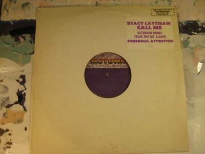 Call Me / Personal Attention Stacy Lattisaw DJ Maxi Single Dance LP Record Foto 1 de 4