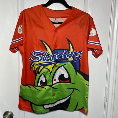 Camiseta deportiva 2021 Sugar Land Skeeters Youth SGA Skeeters Buddies mascota Swatson pequeña Foto 1 de 4