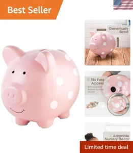 Large Ceramic Piggy Bank, Ideal for Boys and Girls, Kids Money and Coin Bank,... - Picture 1 of 7