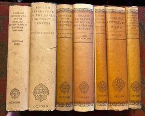 Set Of 7 English Literature History  - Picture 1 of 15
