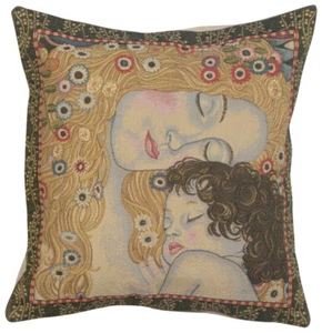 Gustav Klimt Ages of Women 18x18 Decorative Cushion Cover European Accent Pillow - Picture 1 of 9