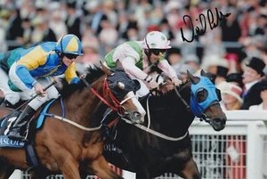 Neil Callan Hand Signed 12x8 Photo - Horse Racing Autograph. - Picture 1 of 1