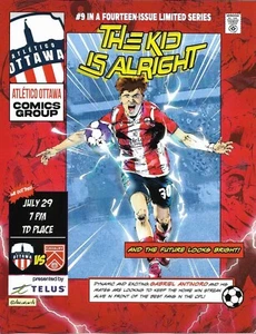 ATLETICO OTTAWA VS CAVALRY FC CALGARY 29.7.2023 CPL SEASON SOCCER PROGRAM - Imagen 1 de 1