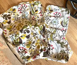 Vintage IKEA Fabric. Henriksdal Chair Covers x 4. 1999 Era. Heavy Cotton - Picture 1 of 5
