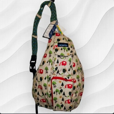Bolsa de Cuerda KAVU Camping Correa Ajustable, Nueva con Etiquetas Patrón Camping Foto 1 de 4