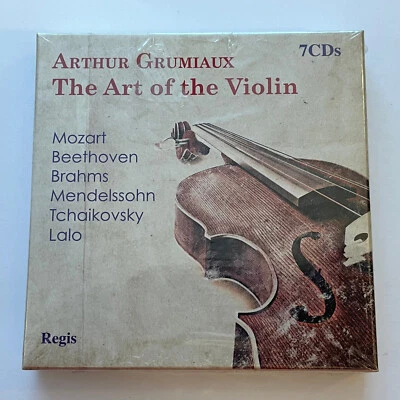 Arthur Grumiaux - The Art Of The Violin (7 x CD Box Set) NEW & SEALED - Image 1 of 2