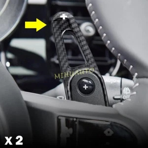 Carbon Fiber Steering Wheel Shifter Paddle Extension For Mini Cooper F55 F56 F57 - Picture 1 of 8
