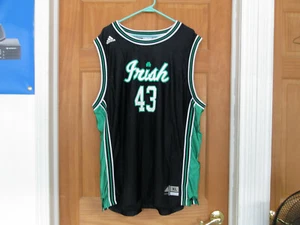 ADIDAS Notre Dame Jersey XLarge # 42, Black & Emerald GUC - Picture 1 of 7