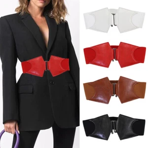 Damen Stretch-Kummerbund Elastischer Korsettgürtel Kleid Mantel Dekorative 🔥 - Bild 1 von 23