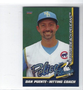 2021 Myrtle Beach Pelicans (Single-A Chicago Cubs) Dan Puente