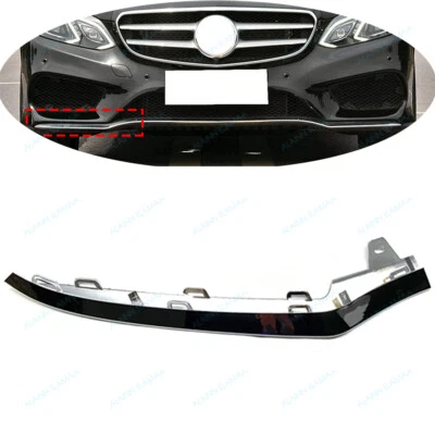 Moldura de parachoques delantero para Mercedes-Benz Clase E W212 2014-2015, derecha, cromo Foto 1 de 4