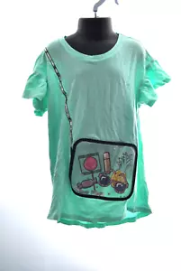 Girls' Shirt by Wonder Nation Size 7/8 Teel in Color - Picture 1 of 24