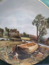 VINTAGE John Constable Boat Building Flatham Collector's Plate Limited Edition