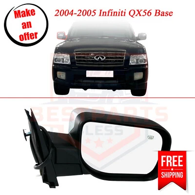 Kool Vue NS56CR Mirror Manual Folding Right Side for 04-05 Infiniti QX56 Base - Изображение 1 из 4