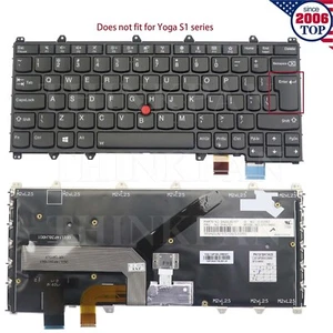 Original UK Tastatur mit Hintergrundbeleuchtung für Lenovo ThinkPad S1 Yoga 260 Yoga 370 X380 Yoga - Bild 1 von 4