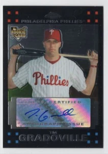 2007 Topps Chrome Rookie Autographs Tim Gradoville Rookie Auto Philadelphia - Picture 1 of 2