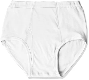 Gunze Tenbiki Briefs Comfortable Workshop Annual 100% Cotton KH5031 Men's White - Picture 1 of 3
