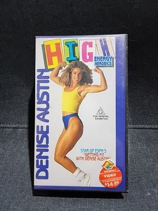 Denise Austin, High energy aerobics , Fitness exercise video, VHS format - Picture 1 of 7