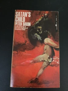 Satans Kind von Peter Saxon (1968, pb) früher Jeff Jones Cover Art Horrorroman - Bild 1 von 6