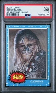 2021 Topps Star Wars Living Set #200 Chewbacca PSA 9 Mint 106968774 - Picture 1 of 2