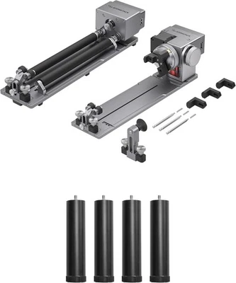 ATOMSTACK R8 Pro Laser Rotation & Spannfutter und Rollen,mit 4 hebelfüßen,für P1