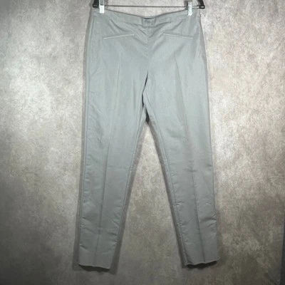 Pantalones de vestir Roberto Cavalli para mujer 44 grises cónicos delanteros planos pantalones negocios Foto 1 de 4