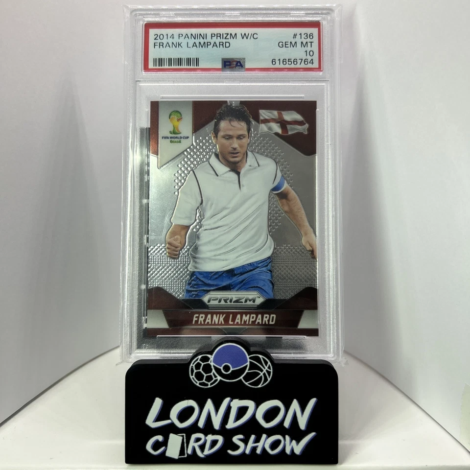 Frank Lampard 2014 Panini Prizm WC PSA Gem Mint 10 - Image 1 of 1