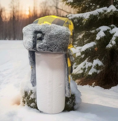 Pittsburgh Pirates New Era Plaid Trapper Ear Flap Winter Hat Small - Image 1 of 4