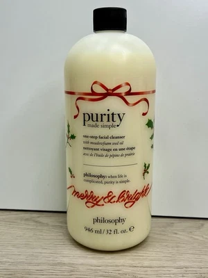 Limpiador simple Philosophy Purity Made 32 oz Merry & Bright edición limitada Foto 1 de 3