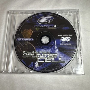 PS2 Gameshark 2 V3 Official Codes for Splinter Cell Disc Only (Disc Resurfaced) - Picture 1 of 1