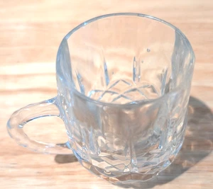 Taza pequeña cristal d'arques longchamp vintage/cristal de plomo/3" - Imagen 1 de 5