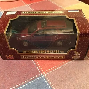 Collector's Edition Road Legends Burgundy MercedesBenz MClass 1997 Die Cast 1:43 - Picture 1 of 5
