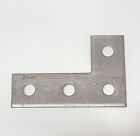 B-Line B143ss4 Extended Corner Angle Flat Plate 4-Hole Mount Stainless Fitting