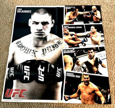 Póster UFC 2010 Zuffa 20x21 Caín Velásquez, Edgar, Hardy, Marquardt y Rua Foto 1 de 4