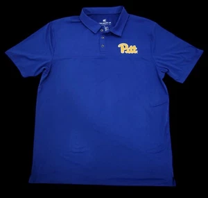 Pitt Panthers Colosseum Potential blau geknöpftes Poloshirt Herren Größe Large - Bild 1 von 4
