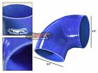 3.5" Silicone Hose/Intercooler Pipe Elbow Coupler BLUE For Porsche / Scion