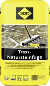 Sakret Trass-Natursteinfuge 6 - 30 mm grau 25 kg - Bild 1 von 3