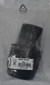 Transair 1-1/2" Male Threaded x NPT NBR Brass Pipe Connector Unit 6605 40 50 - Picture 1 of 5