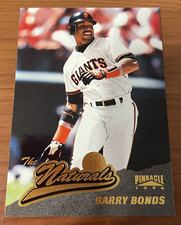 1996 Pinnacle #148 Barry Bonds The Naturals San Franciso Giants Baseball Card