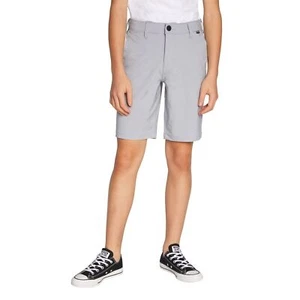 Hurley Youth Boys Hybrid Shorts Straight Fit Stretch Twill School Activewear - Picture 1 of 14