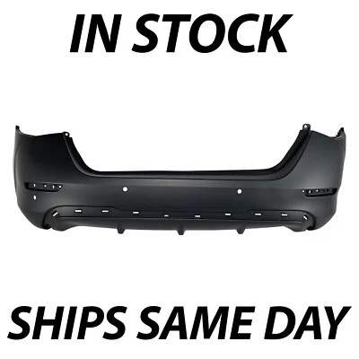 NEW Primered - Rear Bumper Cover Fascia for 2020-2025 Nissan Sentra S SV w/ Park - Image 1 of 4